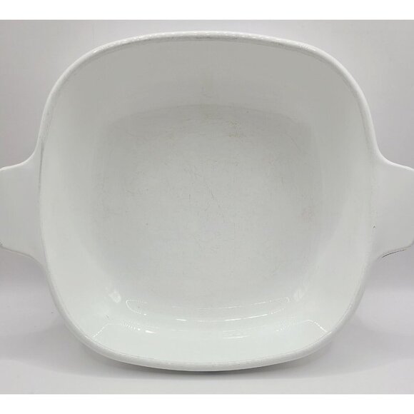 Corning Ware 1 Quart Blue Cornflower Casserole (P-1-B) Square No Lid Vintage - Picture 5 of 10